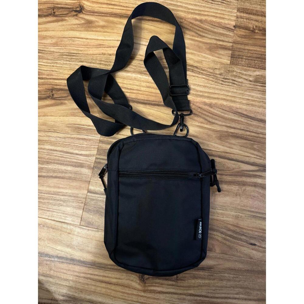 Keep Nature Wild KNW Crossbody Bag Black